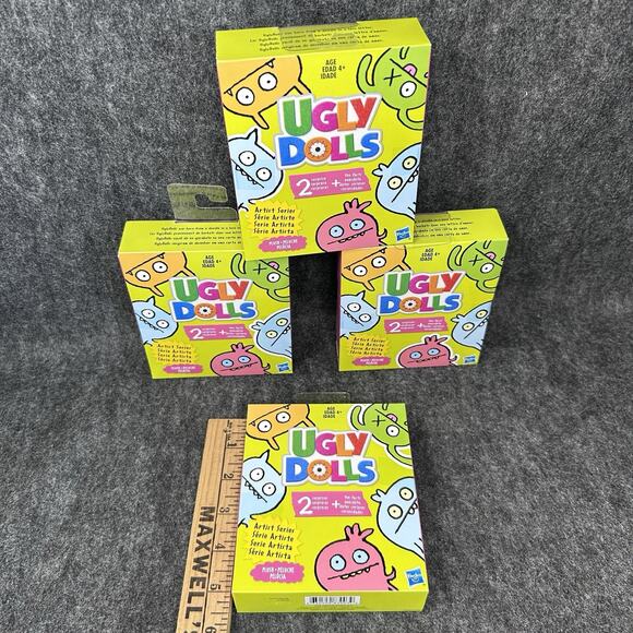 UglyDolls Artist Series Plush 4pc Bundle - 3 New in Box/Sealed 1 Open Box Age 4+ - Picture 3 of 9